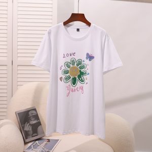 Juicy Couture Love Juicy Floral Tee 7410 Women/Kids T-Shirt White