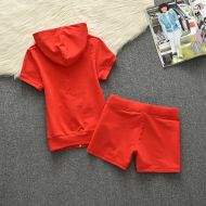 Juicy Couture Original Velour Tracksuits 612 2pcs Women Suits Red